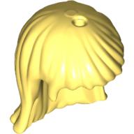 Lego Hair Long Straight [2 Holes] / Bright Light Yellow