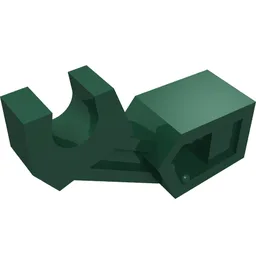 Arm Mechanical with Clip [Thin Support] / Dark Green
