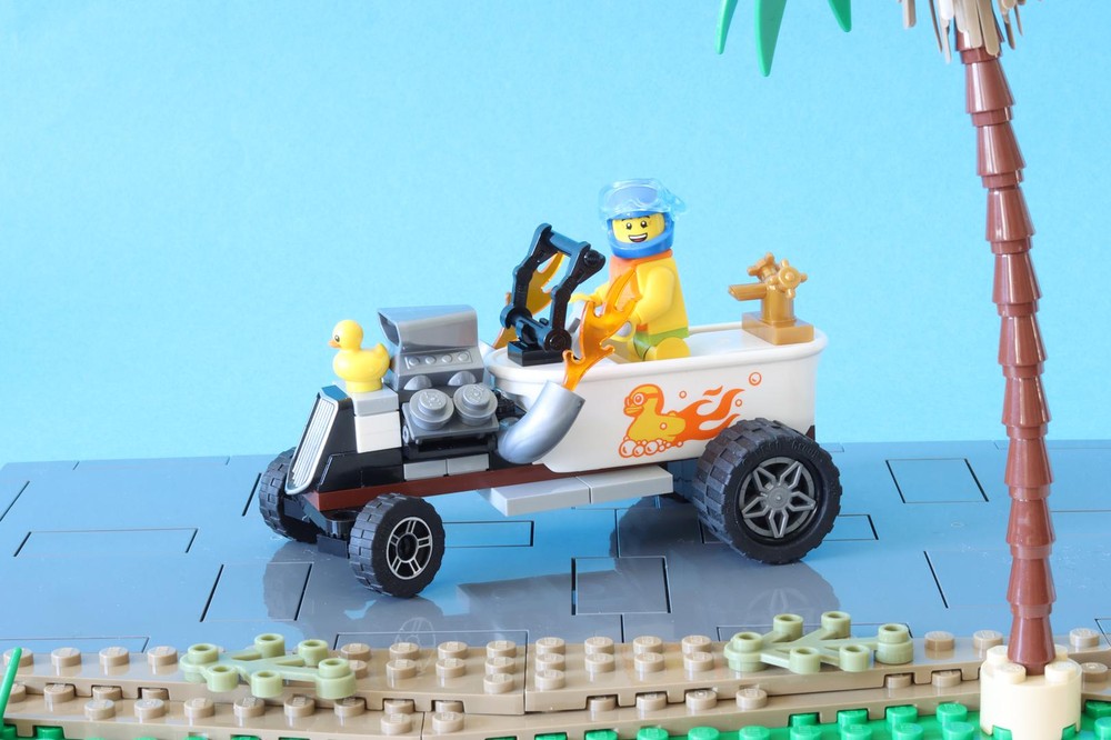 Lego Bathtub Hotrod