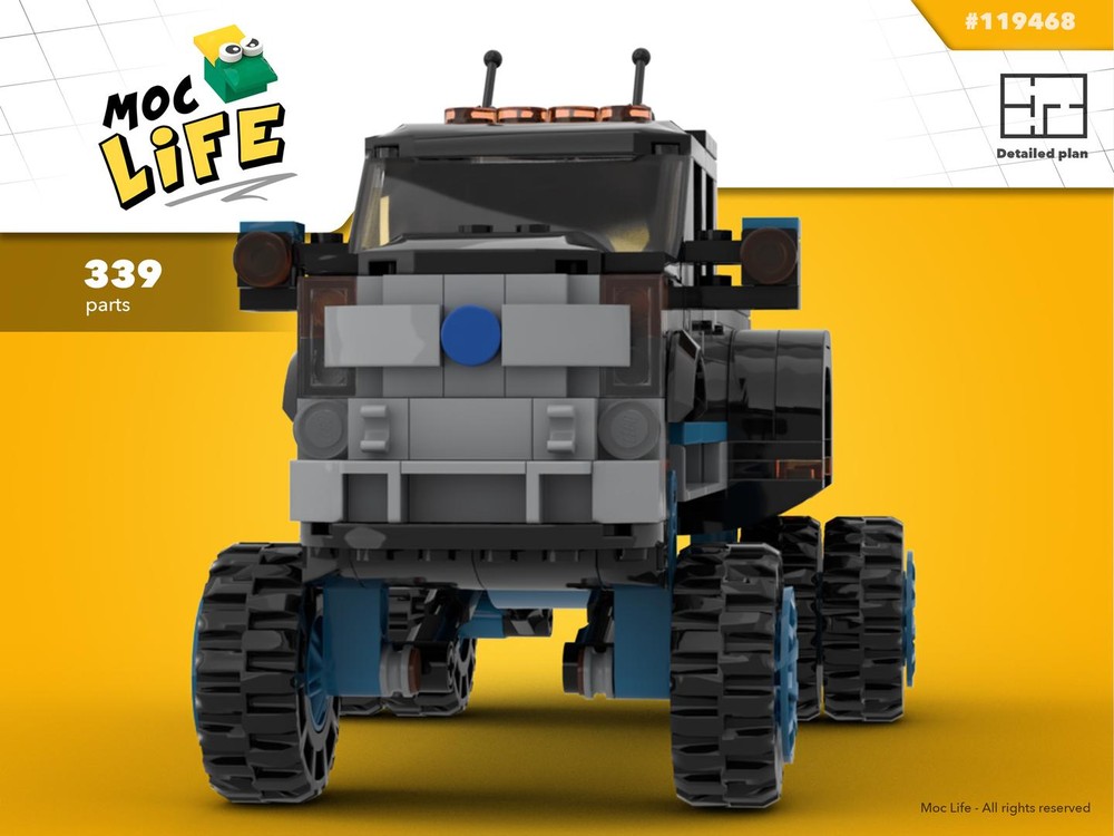 Lego Ford F-450 quad cab dually Sema lifted version
