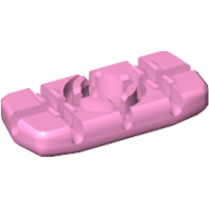 Lego Clikits Icon, Rectangle 3L with Hole / Bright Pink