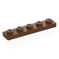 Plate 1 x 5 / Reddish Brown