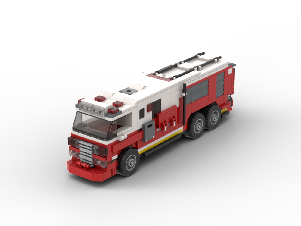 Lego Firetruck Rescue Squad Style