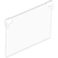 Glass for Window 1 x 4 x 3 [Opening] / Trans-Clear