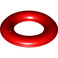 Lego Duplo Boat / Raft / Ring, 8 x 8 Top / Red