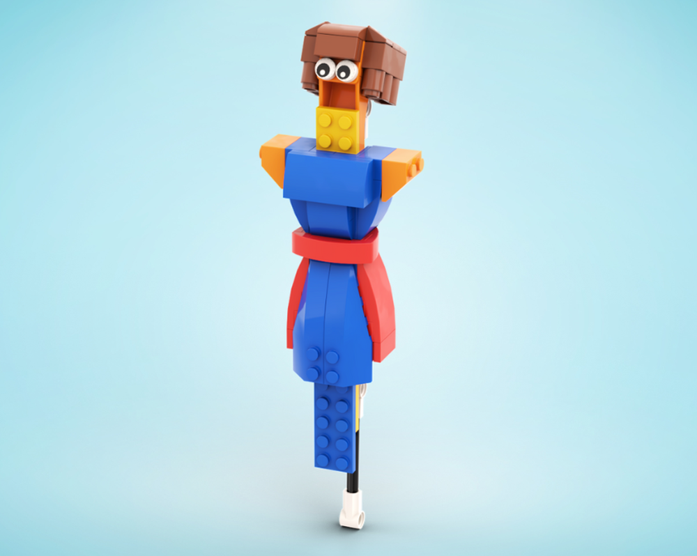 Lego Sarah (Brick Separator Puppet