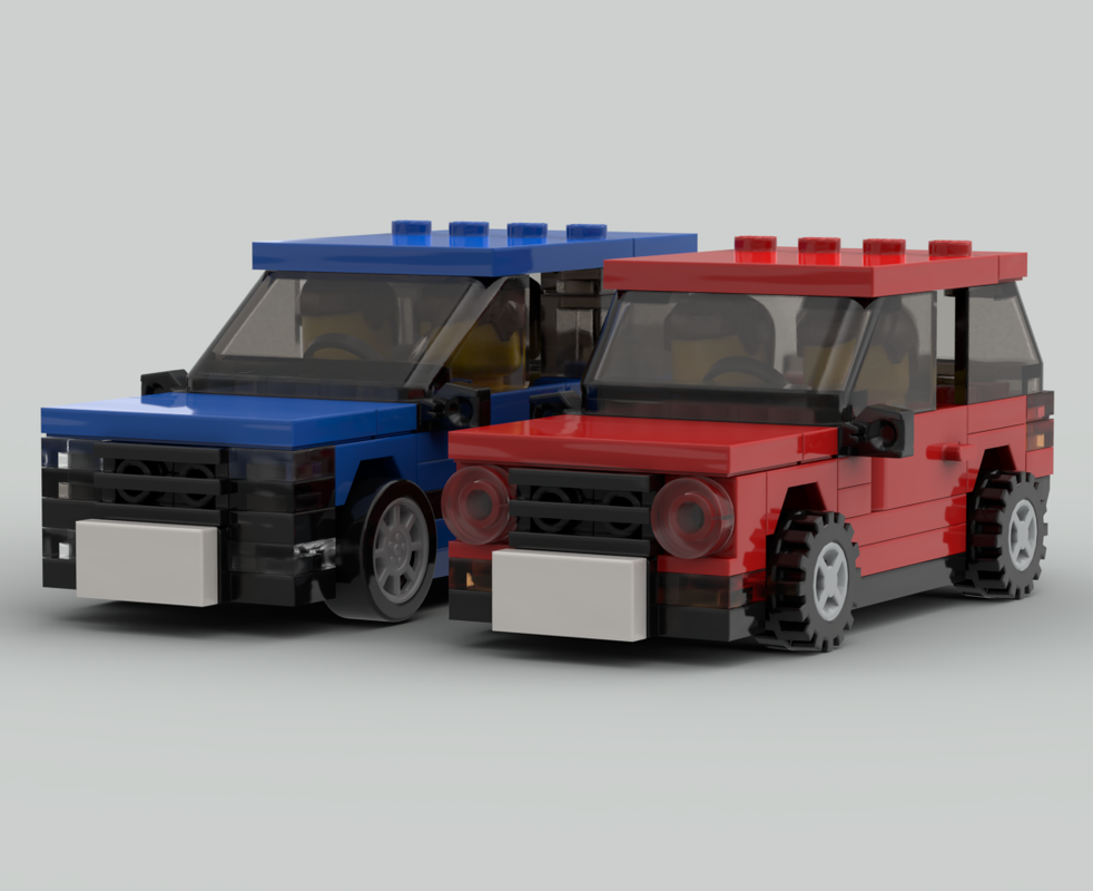 Lego VW Passat B4 and VW Golf 1