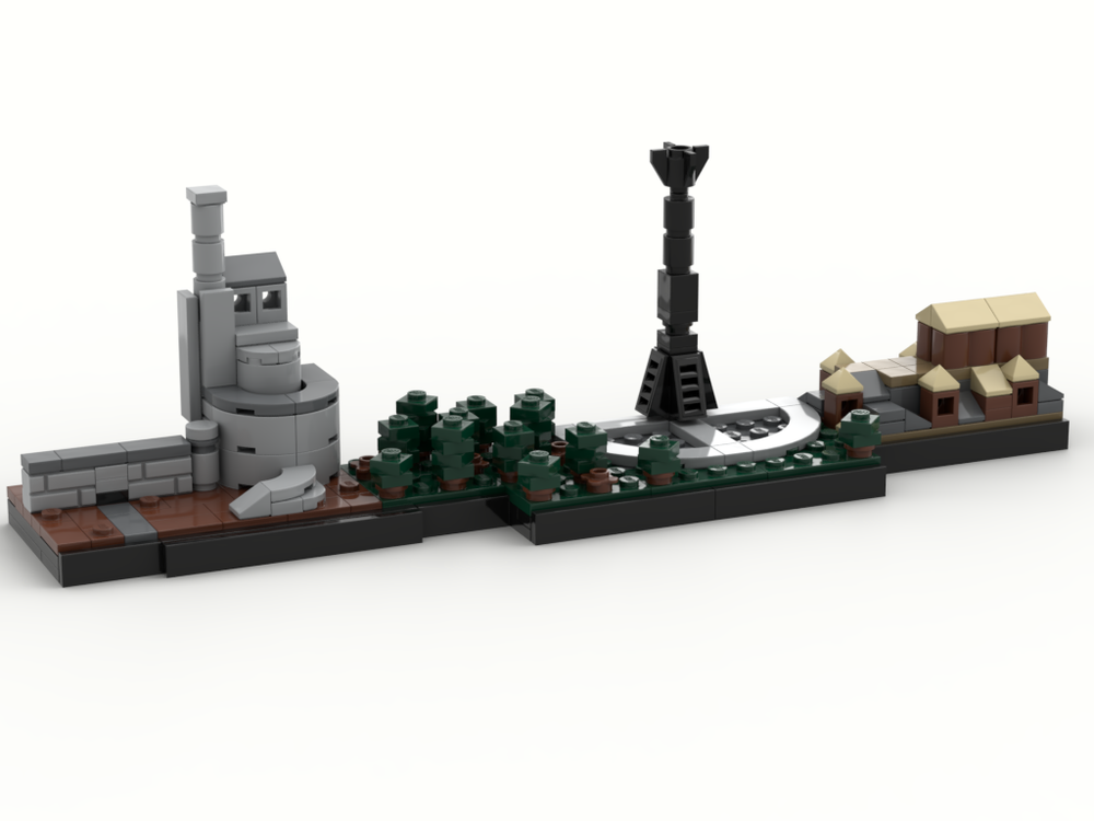 Lego Lord of the Rings: The Two Towers skyline