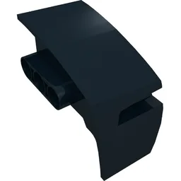 Technic Panel Car Mudguard Left / Black