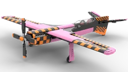 Dieselpunk Race Plane