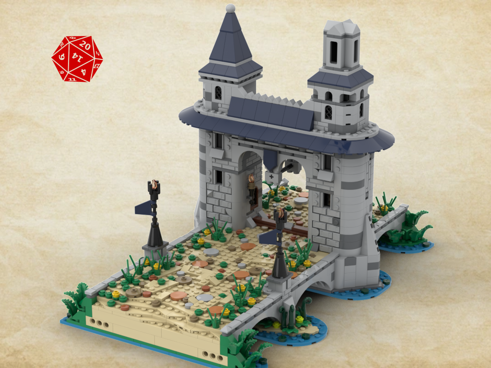 Lego Medieval Bridge – Dice Tower