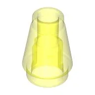 Cone 1 x 1 [Top Groove] / Trans-Neon Green