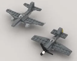 Fw-190 & Me-262 (1/110 scale)