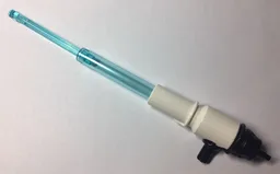 Water Extension Cylinder with Black Handle and Trans-Light Blue Bar and Tube