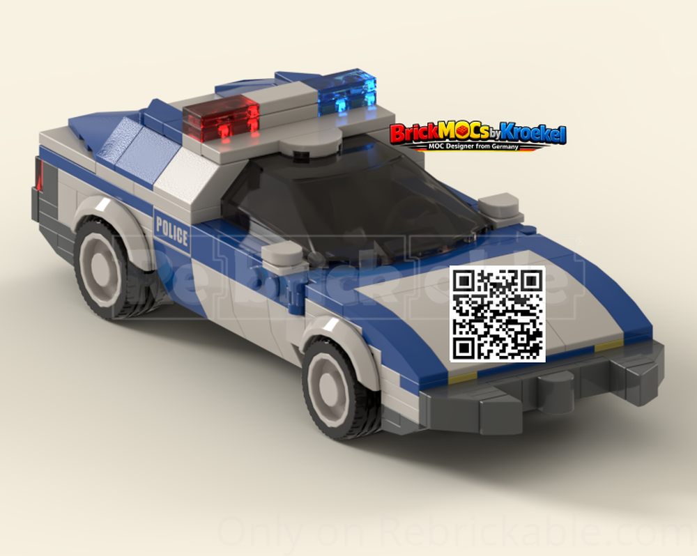 Lego Inspector Gadget – Police Car 80s Edition