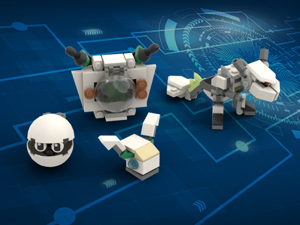 Lego 31115: Digimon Tribute (Digivice, Susumon, Shikamon, Saikumon)