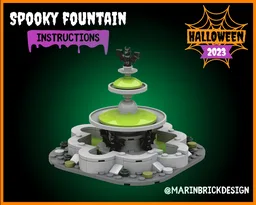 Spooky Fountain - Lego Halloween Moc