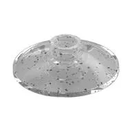 Dish 2 x 2 Inverted [Radar] / Glitter Trans-Clear