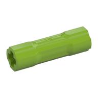 Lego Technic Driving Ring Connector Smooth [2 rounded and 2 flat side walls] / Lime