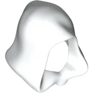 Hood, Connected Chin / White