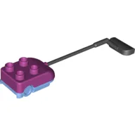 Duplo Vacuum Cleaner with Medium Blue Base / Magenta