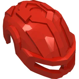 Large Figure Helmet / Red