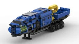 Semi trailer for offroad adventure truck 4 (mega trailer)
