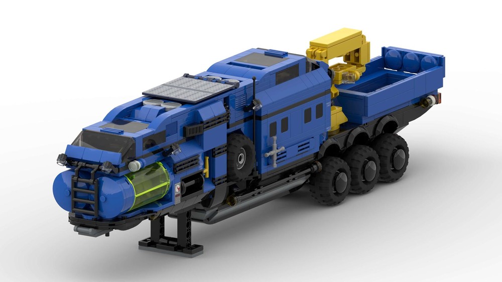 Lego Semi trailer for offroad adventure truck 4 (mega trailer)