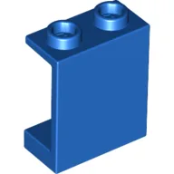 Panel 1 x 2 x 2 [Hollow Studs] / Blue
