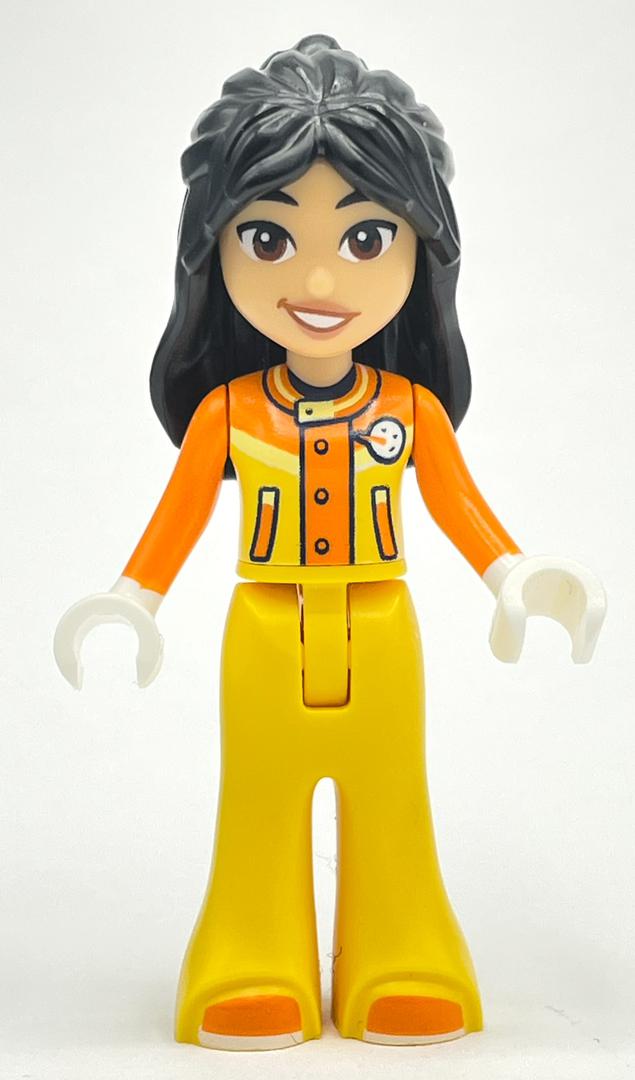 Lego Liann - Orange/Yellow Ski Suit