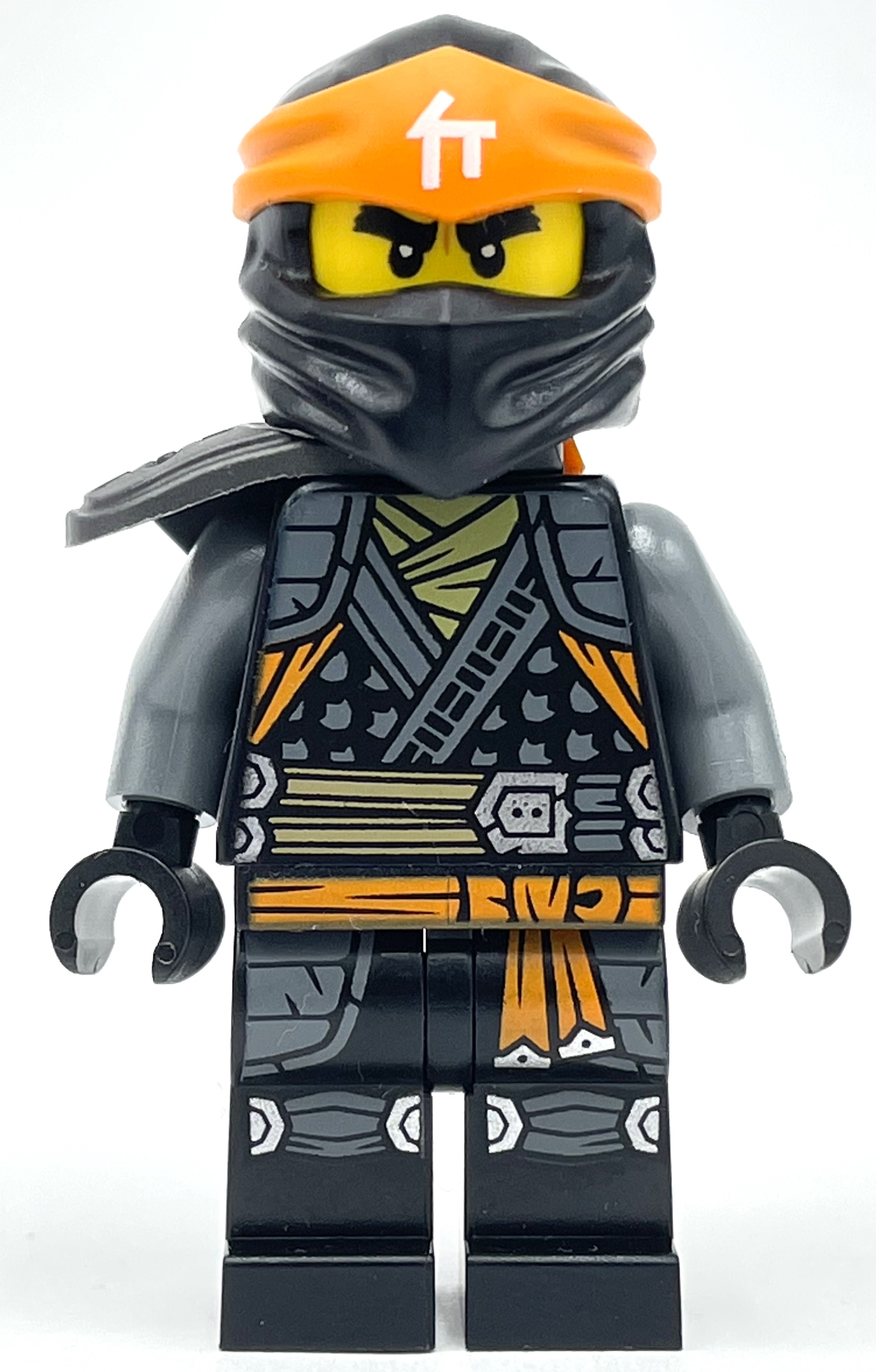 Lego Cole, Crystalized Robes, Pearl Dark Gray Shoulder Guard