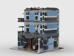 Old Town Hotel, alternate build of Lego 10246