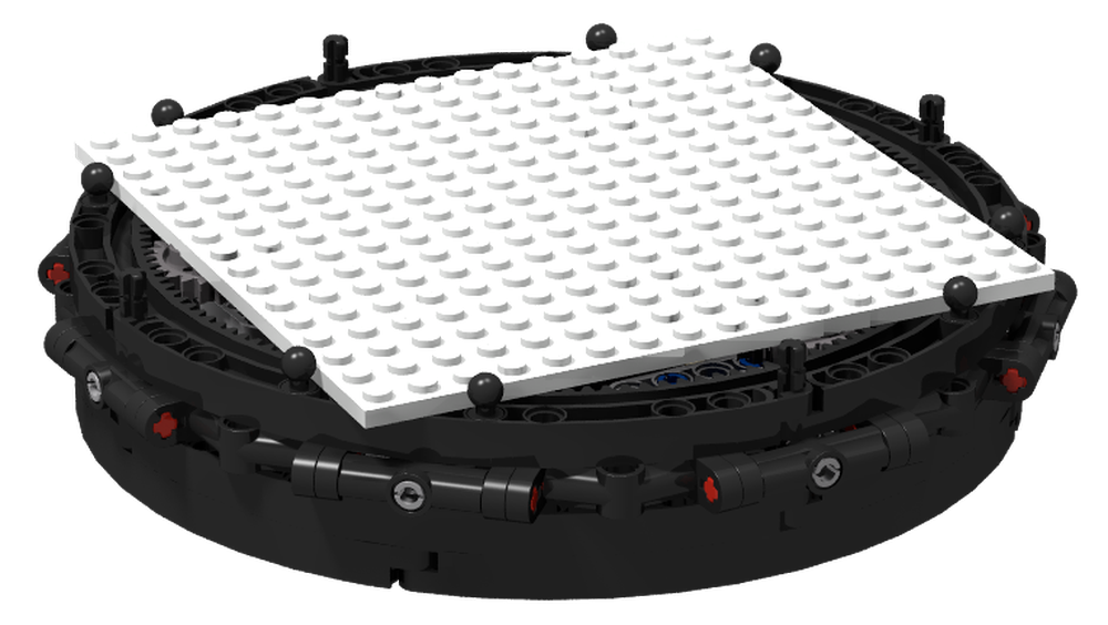 Lego A Sleek Motorised Turntable for Display