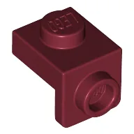 Bracket 1 x 1 - 1 x 1 / Dark Red
