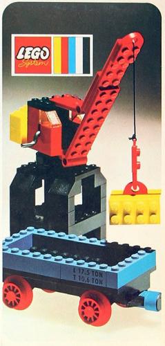 Lego Port Crane and Flat Waggon