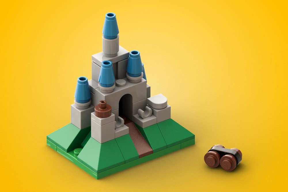 Lego King Leo's Castle - microscale