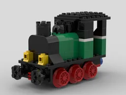 green locomotive