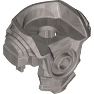 Minifig Neckwear Breastplate and Shoulder Pads [Hero Factory] / Flat Silver