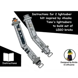 LEGO Ahsoka Tano's lightsaber hilts