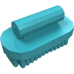 Equipment Animal Grooming Kit Brush Oval, Large / Medium Azure