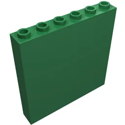 Panel 1 x 6 x 5 / Green