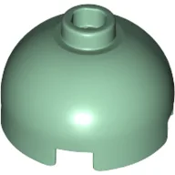 Brick Round 2 x 2 Dome Top, Hollow Stud / Sand Green