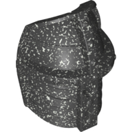 Lego Large Figure Shoulder Cover, Armor, Ridged / Speckle DBGray-Silver