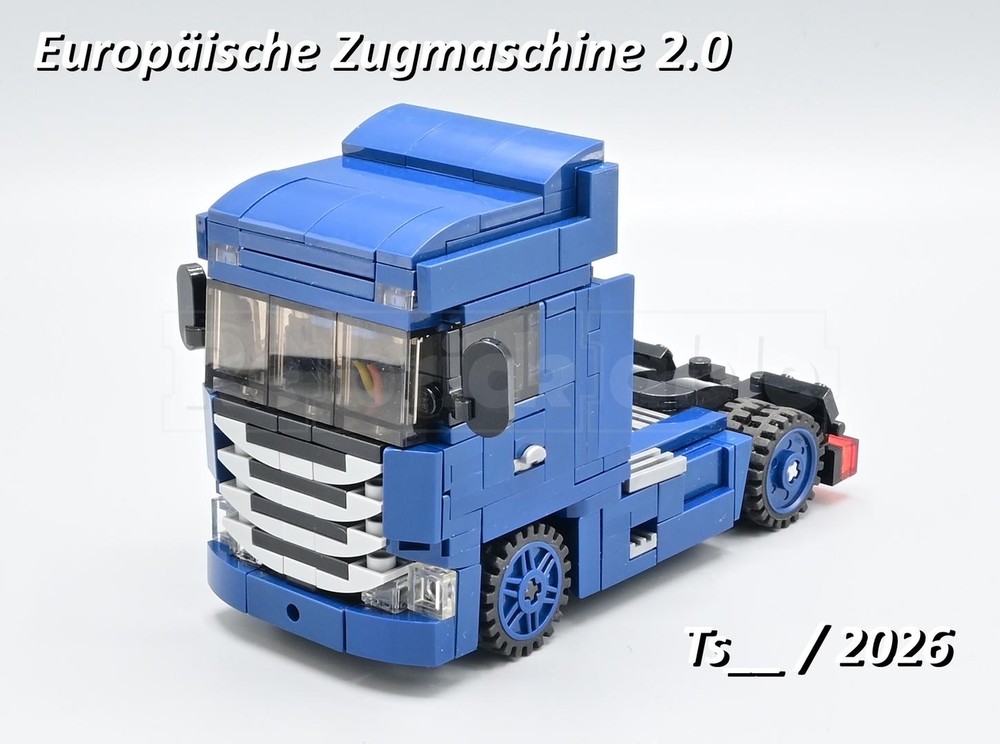 Lego RC tractor unit, European style, with fairing
