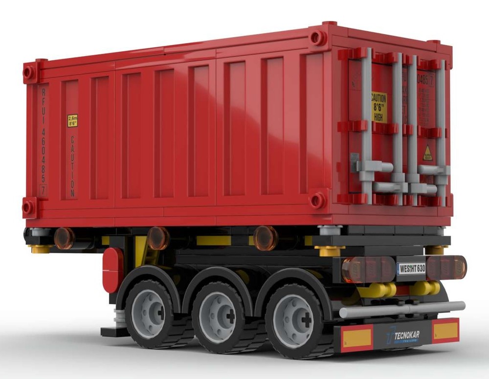 Lego 3 Axles Container Semitrailer