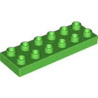 Duplo Plate 2 x 6 / Bright Green
