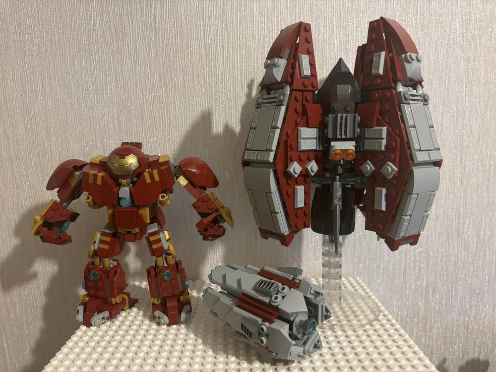 Lego Avengers Age Of Ultron Veronica + MK44 + Hulk Cell pod