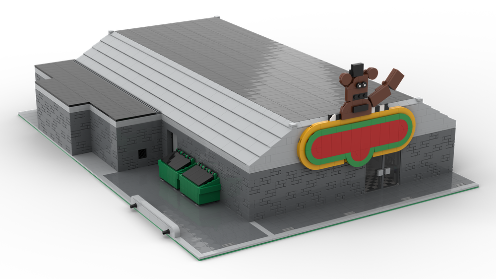 Lego Freddy Fazbear's Pizza (FNaF 2) - Modular Building