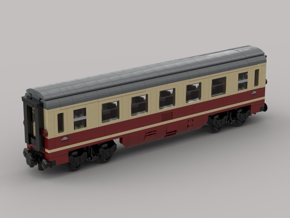 Lego First class TEE/IC Eurofima wagon Avmz from the German Federal Railroad