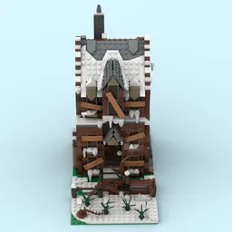 Modular Abandoned House Modification 76407